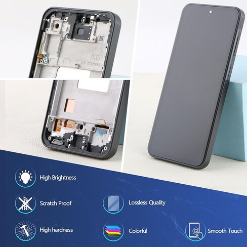 بديل شاشة Samsung Galaxy A36 5G/A366U Incell لهاتف Samsung A36 5G شاشة LCD تعمل باللمس محول رقمي مع أدوات (مع إطار) in Saudi Arabia