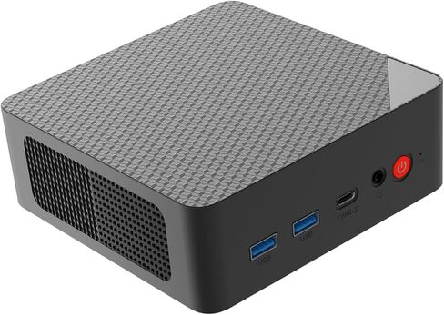جهاز كمبيوتر صغير Barebone AMD Ryzen 5 3500U (4C/8T، حتى 3.7 جيجا هرتز)، فتحتا ذاكرة الوصول العشوائي (RAM) + فتحتا تخزين (M.2 2280)، شاشة ثلاثية بدقة 4K عبر USB-C/HDMI/DP، كمبيوتر مكتبي صغير للأعمال المكتبية المنزلية، بدون ذاكرة وصول عشوائي/SSD/نظام تشغيل in Kuwait
