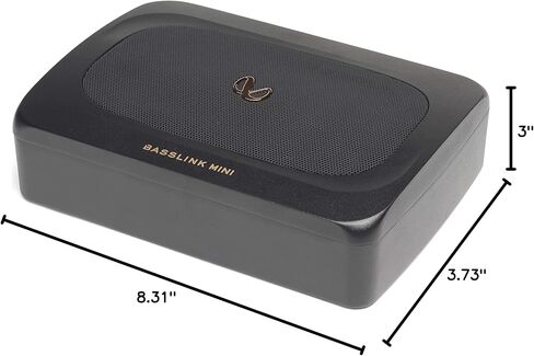 Infinity Basslink Mini - مضخم صوت يعمل بالطاقة 6x8 - تيتانيوم (متجدد) in Saudi Arabia