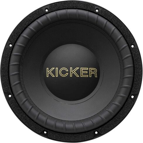 مضخم صوت من السلسلة الذهبية KICKER 50GOLD124 مقاس 12 بوصة (30 سم)، إصدار الذكرى السنوية الخمسين، 500 واط RMS، ذروة 1000 واط، DVC 4 أوم، رمي ممتد، جودة صوت أسطورية، 17 رطلاً (متجدد) in Saudi Arabia