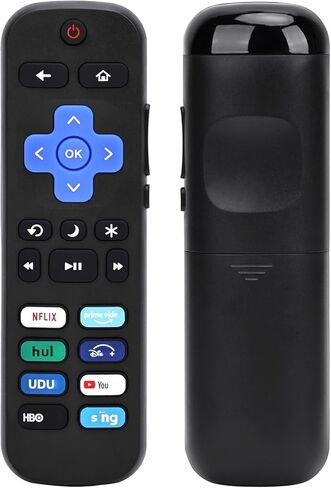 Universal Remote Control Replacement for Roku Smart TVs, Compatible with TCL/Hisense/Sharp/Philips/onn/Element/Insignia TVs (not Compatible with Roku Stick, Box) in Saudi Arabia