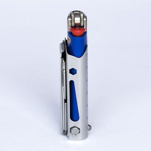 حافظة ولاعة LighterBro Pro - أداة متعددة - 420 من الفولاذ المقاوم للصدأ - تناسب بسهولة ولاعاتك المفضلة - تتضمن سكين جيب صغير، مسطرة، مقص، مفك براغي، لعبة البوكر، حلقة مفاتيح والمزيد (أسود) in Kuwait