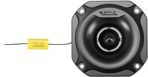 مكبر صوت RECOIL RST250 Super Tweeter مقاس 1 بوصة، نظام صوت سيارة احترافي من الألومنيوم in Kuwait