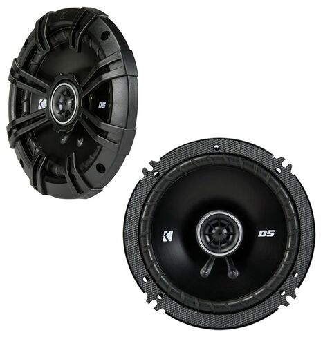 حزمة Harmony Audio Kicker الكلاسيكية المتوافقة مع 2005-2014 Toyota Tacoma 43DSC69304 70W RMS 3 Way 4-Ohm مكبرات صوت مع HA-A400.4 800W نطاق كامل أو مضخم فرعي وحزام بديل HA-728104 in Kuwait