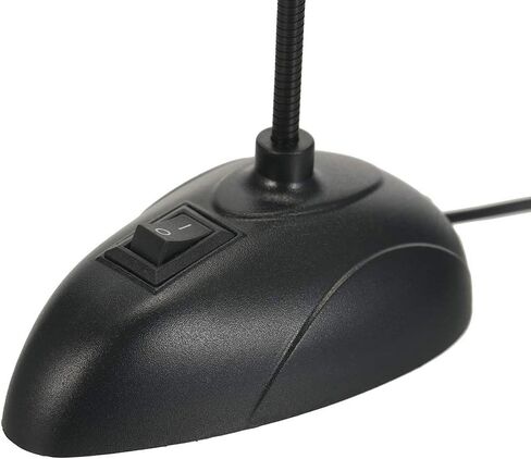 Adjustable Mini Desktop Microphone with 3.5mm Jack Plug Play USB C USB A Adapter for PC Computer Laptop Gaming Streaming Recording Online Lessons Podcast in Saudi Arabia