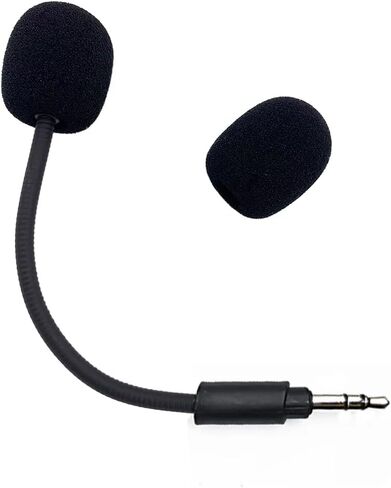 G433 Mic, Detachable OFC Replacement Game Microphone Boom Foam for Logitech G433 G233 GPro G 433 233 Pro Gaming Headsets Game Headphones, for PS4 Xbox One Nintendo Switch Computer PC in Saudi Arabia