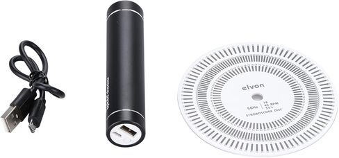 ZEZEFUFU Turntable Calibration Strobe Disc + Stroboscopic Speed Strobe Light for Turntable LP Records in Saudi Arabia