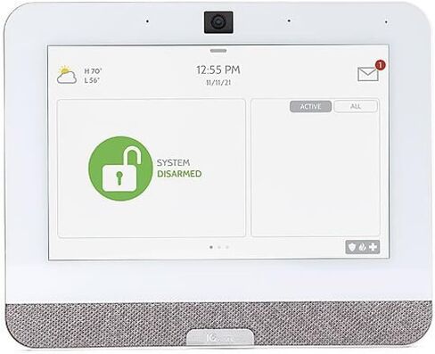 Qolsys IQP4006 AT&T IQ Panel 4 PowerG + 345MHz, 7" All-in-One Touchscreen, White in Saudi Arabia