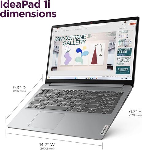Lenovo IdeaPad Laptop Computer, 15.6" Anti-Glare, 8GB RAM, 256GB (128GB SSD +128GB eMMC), 1-Year Office 365, Intel Core CPU, for Student, Home, Work, Numeric Keypad, Wi-Fi 6, IST HUB, Win 11 Home S in Saudi Arabia