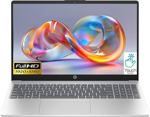 كمبيوتر محمول HP 15 Touch عالي الأداء باللون الفضي الغامض Ryzen 7 8-core يصل إلى 4.5 جيجا هرتز و16 جيجا بايت و512 جيجا بايت SSD و15.6 بوصة FHD HDMI Win11 (15-FC - متجدد) in Saudi Arabia
