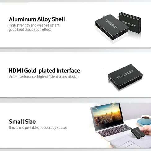HXBER NK-M006 3G-SDI بطاقة التقاط الفيديو USB3.0 HD 1080P صندوق التقاط الفيديو SDI إلى HDMI محول محول تصميم خالي من السائق in Kuwait
