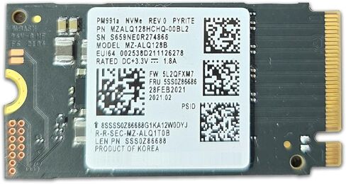 PM9B1 128GB NVMe PCIe Gen4 M.2 2230 SSD – Model MZ-9L41280 Internal Solid State Drive (SSD) in Saudi Arabia
