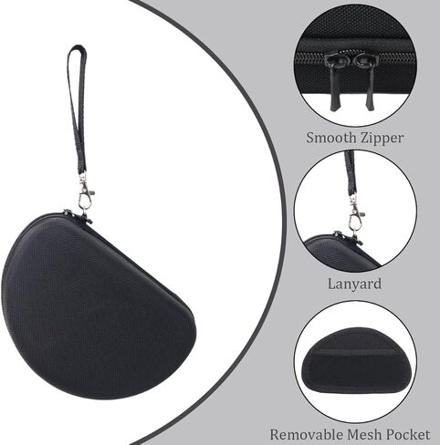 Hard Protective Travel Case Compatible with Beats Studio Pro/Solo 4 / Studio 3 / Solo 3 / Picun B9 / BERIBES/JLab JBuds Lux ANC Wireless Bluetooth Noise Cancelling Headphones,Black in Saudi Arabia