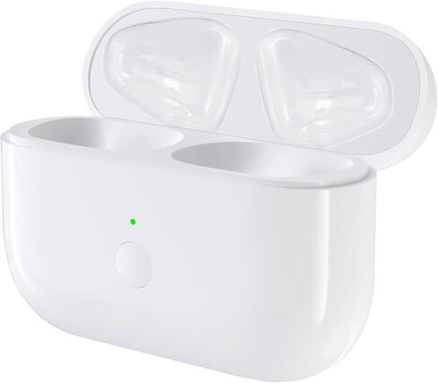 علبة شحن لاسلكية بديلة متوافقة مع AirPods Pro الجيل الأول والثاني، حافظة شاحن سماعات الأذن مع زر مزامنة بلوتوث، شحن سريع، خيارات لاسلكية وسلكية مزدوجة in Kuwait