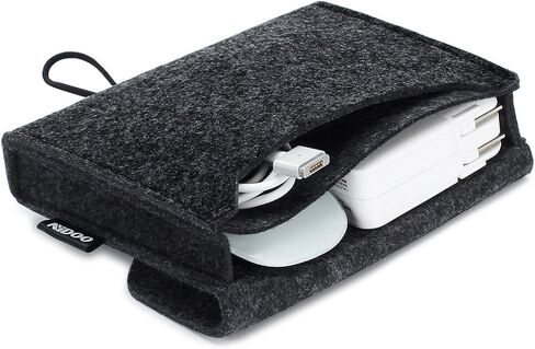 Portable Felt Storage Bag, All-Purpose Carrying Bags, Electronics Accessories Protective Case for MacBook Power Adapter, Mouse, Cellphone, Cables, Power Bank, Portable External Hard Drive in Saudi Arabia