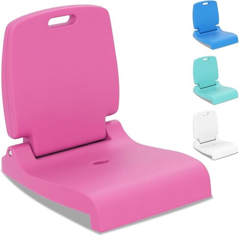 Goplus Poolside Chair for Edge of Pool, Foldable Portable Flip Seat w/Back Support & 2 Handles, Lightweight Outdoor Camping Chair for Stadium, Tailgating, Fishing, Boats, Beach (Mint Green, 2 Packs) in Saudi Arabia