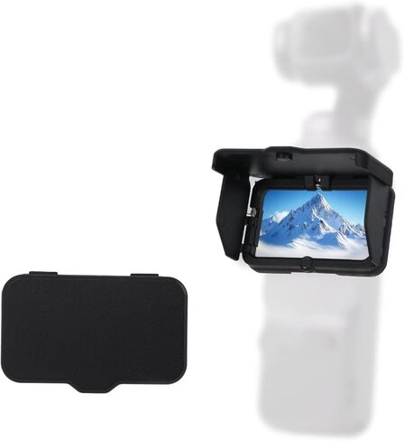 Foldable Screen Sun Hood for DJI Osmo Pocket 3, Anti-Glare Magnetic Sunshade Cover Portable Sun Visor Accessories for Outdoor Shooting Supplies in Saudi Arabia