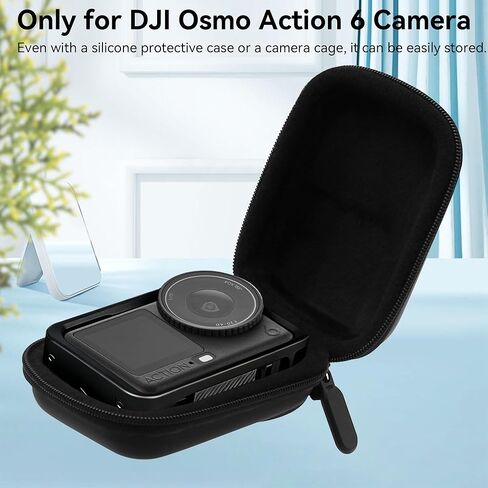 حقيبة حمل Osmo Action 6 - غطاء حماية محمول من البولي يوريثان، حقيبة تخزين للسفر لملحقات الكاميرا DJI Osmo Action 6 مع حلقة تسلق in Kuwait