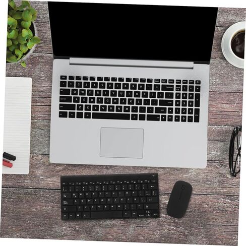 Mikinona Keyboard and Mouse Combo Latin Spanish Layout Resin Material Cordless Computer Keyboard with Mouse for Typing and Study in Saudi Arabia
