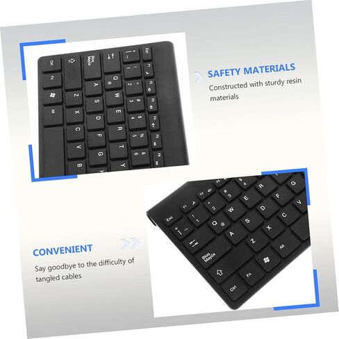 Mikinona Keyboard and Mouse Combo Latin Spanish Layout Resin Material Cordless Computer Keyboard with Mouse for Typing and Study in Saudi Arabia