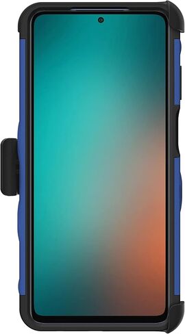ZIZO Bolt Bundle for Moto g 5G (2022) Case with Screen Protector Kickstand Holster Lanyard - Blue in Saudi Arabia