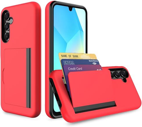 Galaxy A16 Case with Card Holder,Credit Card Slot Protective Wallet Case for Samsung Galaxy A16 - Blue in Saudi Arabia
