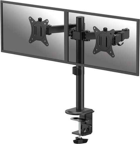 Fellowes Everyday Adjustable Dual Monitor Arm – Holds Two Screens up to 32" (inch) Weighing 19.84 lbs Each, Tilt, Swivel, Rotate, VESA 75/100, Clamp or Grommet Mount, Cable Management in Saudi Arabia