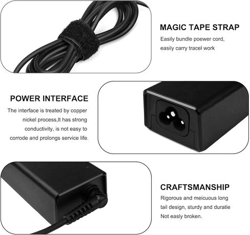 40W Ac Adapter Charger Compatible with Samsung Ativ Book 9/9 Plus/9 Lite/9 Spin Laptop A13-040N2A PA-1400-96 AD-4019A 19V 2.1A 3.0 * 1.0mm Connector in Saudi Arabia
