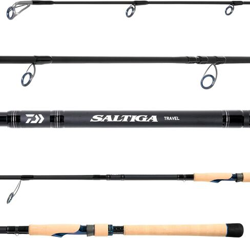 Daiwa SATRIN764MHS SALTIGA Inshore Travel Rod, Sections= 4, Line Wt. = 8-17 in Saudi Arabia