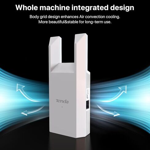 Tenda WiFi Extender N300, WiFi Extender Signal Booster, with Ethernet Port, Up to 800 Sq. Ft.,Single Band WiFi Booster, Repeater Mode&AP Mode,Easy Setup,2.4GHz only(A9V4.0) in Saudi Arabia