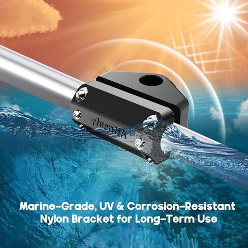 Rail Mount Adapter for Side Deck Mounting Bracket, Fit 7/8" & 1" Round/1" Square Rails Compatible with Scotty Accessories. (Rail Mount Adapter) in Saudi Arabia