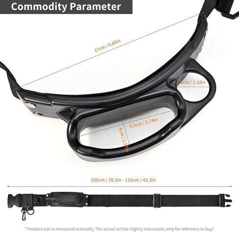 3rd Hand Rod Holder - Adjustable Belt Fishing Rod Holder for Fly Fishing Bank Fishing Belt Wading Accessories in Saudi Arabia