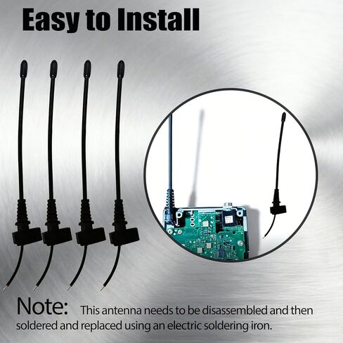 （4PK） Antenna for Sennheiser EW100G2/100G3 Wireless Microphone/IEM Bodypack Transmitter Receiver, Antenna Frequency Covered 460-999 MHz, Replace for Sennheiser EW100G2/100G3 Antenna in Saudi Arabia