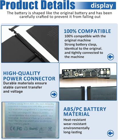 A2141 A2113 Laptop Battery for MacBook Pro 16-inch A2141(2019 Version) EMC 3347-11.36V 99.8Wh/8700mAh in Saudi Arabia