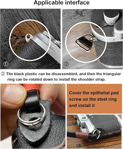 Handmade Genuine Leather Camera Wristband Wrist Strap or Security Tether Durable Photographer in Saudi Arabia