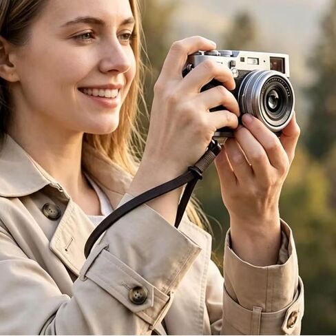 Handmade Genuine Leather Camera Wristband Wrist Strap or Security Tether Durable Photographer in Saudi Arabia