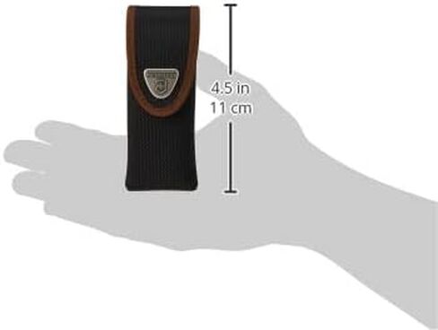 Victorinox 4.0822.N Belt-Pouch for SwissTool Spirit of Nylon, Black/Brown in Saudi Arabia