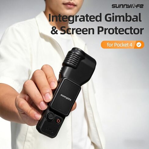 Integrated Gimbal&Screen Pretector for DJI Osmo Pocket 4 Camera Protective Cover Screen Scratch-Resistant Shell Lens Cap Sunnylife Part for Pocket 4 in Saudi Arabia