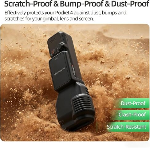 Integrated Gimbal&Screen Pretector for DJI Osmo Pocket 4 Camera Protective Cover Screen Scratch-Resistant Shell Lens Cap Sunnylife Part for Pocket 4 in Saudi Arabia