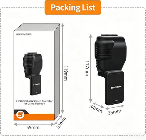 Integrated Gimbal&Screen Pretector for DJI Osmo Pocket 4 Camera Protective Cover Screen Scratch-Resistant Shell Lens Cap Sunnylife Part for Pocket 4 in Saudi Arabia
