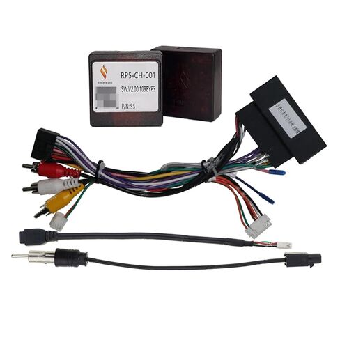 16pin Car Stereo Radio Power Retrofit Wiring Harness Cable Adapter XP CANBUS Decoder fits for Jeep Compass 2017-2020 Jeep Renegade 2016-2020 All Trim Levels in Saudi Arabia