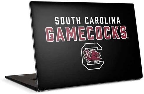 Skinit Decal Laptop Skin Compatible with Dell XPS 15in (2017) - Officially Licensed College South Carolina Gamecocks Black Design in Saudi Arabia
