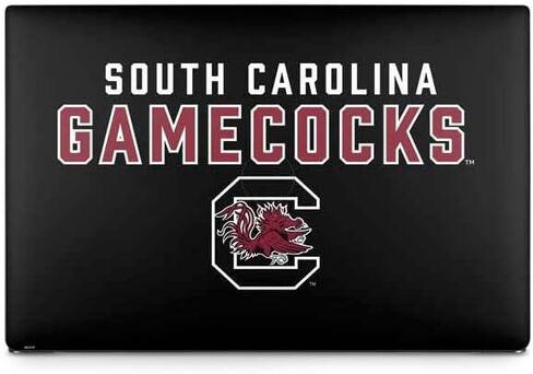 Skinit Decal Laptop Skin Compatible with Dell XPS 15in (2017) - Officially Licensed College South Carolina Gamecocks Black Design in Saudi Arabia