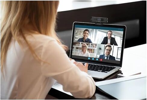 CODi Allocco HD 1080P IR Webcam with Windows Hello Facial Recognition, 30FPS USB-A Camera with Built-in Microphone, Auto Low-Light Correction for Video Conferencing & Streaming in Saudi Arabia
