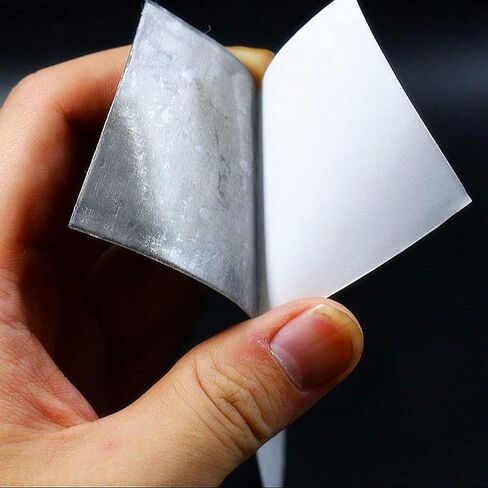 Fly Tying Adhesive Lead Sheet 5x15cm Thickness 0.15mm 0.25mm Lead foil Lead Zonker Tape Fly Tying Materials,2 Size, 4 Sheets, As Show in Saudi Arabia