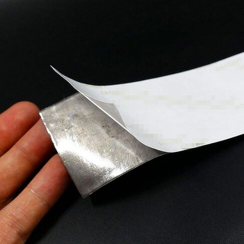 Fly Tying Adhesive Lead Sheet 5x15cm Thickness 0.15mm 0.25mm Lead foil Lead Zonker Tape Fly Tying Materials,2 Size, 4 Sheets, As Show in Saudi Arabia