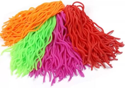 120pcs Soft Worm Body Squirmy Wormy Fly Tying Material San Juan Worm Earthworm Lure Baits Body for Trout Flies 2 Colors, Each Color 60pcs in Saudi Arabia