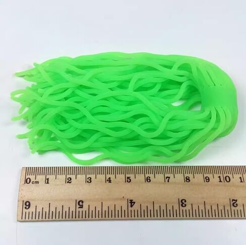 120pcs Soft Worm Body Squirmy Wormy Fly Tying Material San Juan Worm Earthworm Lure Baits Body for Trout Flies 2 Colors, Each Color 60pcs in Saudi Arabia
