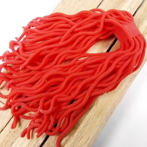 120pcs Soft Worm Body Squirmy Wormy Fly Tying Material San Juan Worm Earthworm Lure Baits Body for Trout Flies 2 Colors, Each Color 60pcs in Saudi Arabia