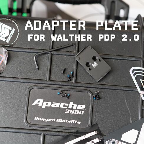 لوحة تركيب النقطة الحمراء من سلسلة Monstrum 7075 لمسدسات Walther PDP 2.0 | متوافق مع النقاط الحمراء لبصمة RMR in Saudi Arabia